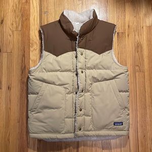 Men’s Patagonia Reversible Bivy Down Vest, Medium